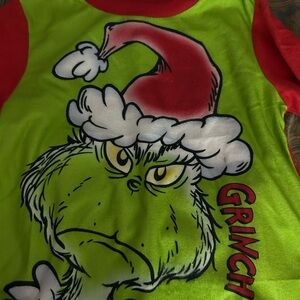 Grinch Kids Shirt - Red and Green